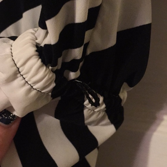 Lane Bryant 14/16 black and white dress lined - Picture 5 of 6